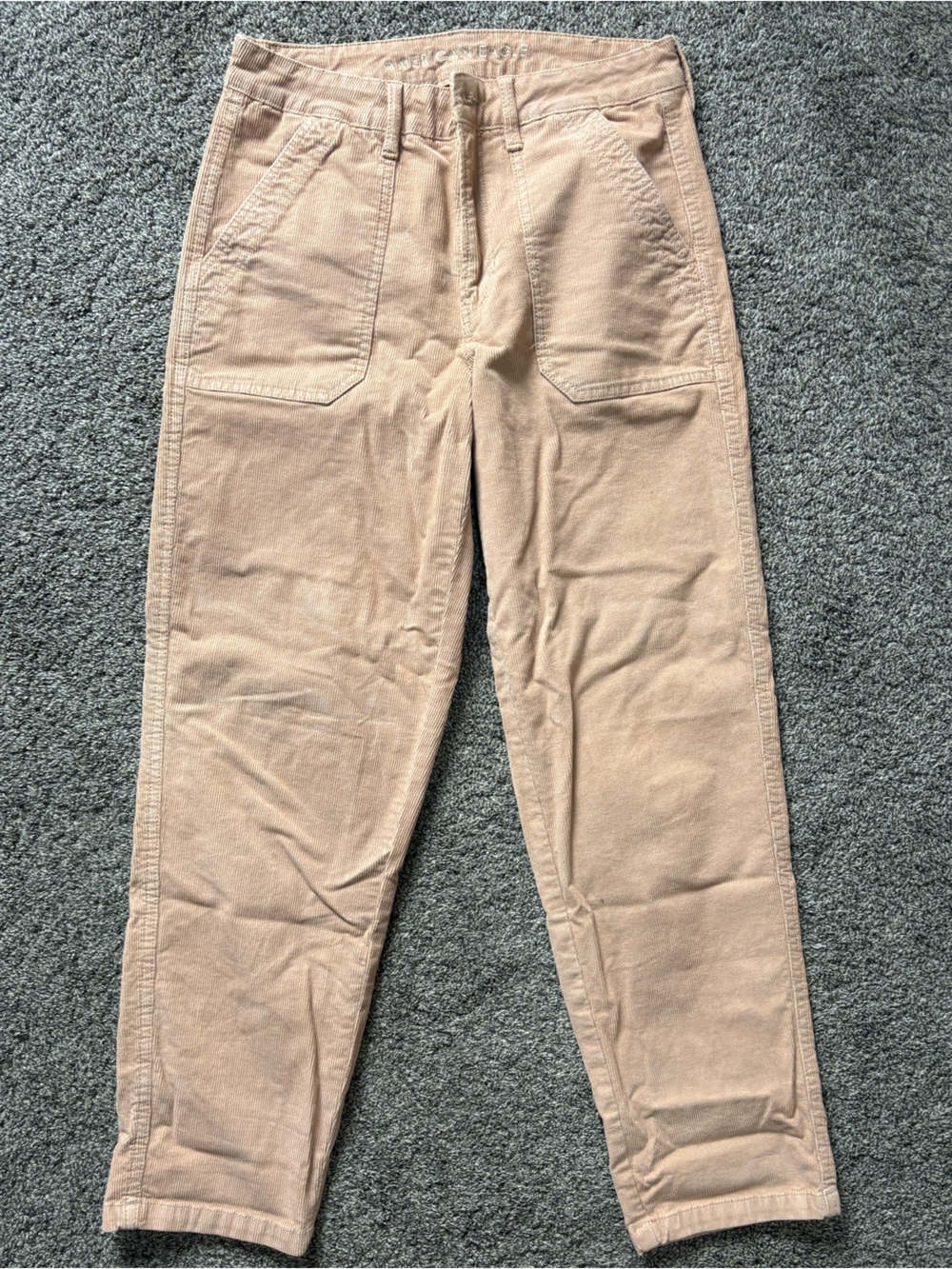 American Eagle Peach Corduroy Pants